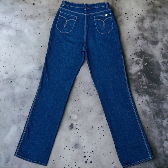 [30] VINTAGE 1972-1982 Like New GWG High Waisted Denim Jeans - Picture 4 of 15